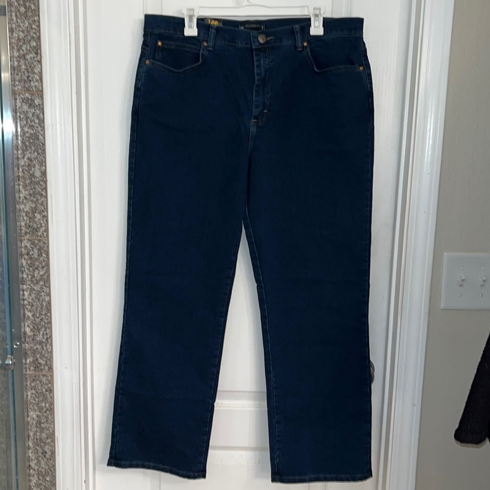 Lee Women's Straight-Leg Jeans in Dark Indigo, Tagged/New